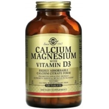  Solgar Calcium + Magnesium + D3 120 