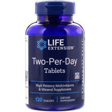 Витамины Life Extension Дважды в день 120 таблеток