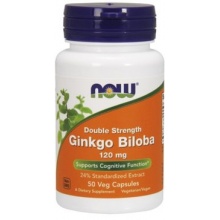 Антиоксидант  NOW Ginkпo Biloba 120 мг 50 капсул