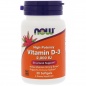 Витамины NOW Vitamin D-3 2000 30 капсул
