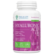Гиалуроновая кислота Tree of life Hyaluronic acid  150 мг 60 капсул