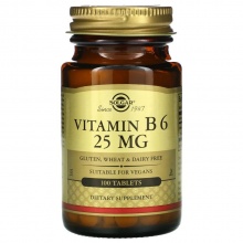  Solgar Vitamin B6 25 mg 100 