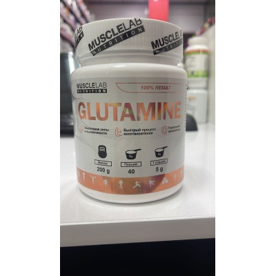  MuscleLab Glutamine Powder 200 